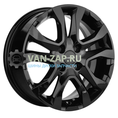 Khomen Wheels 6x15/4x100 ET50 D60,1 KHW1503 (Vesta) Black
